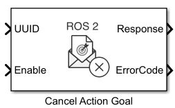 ROS 2 Cancel Action Goal block icon