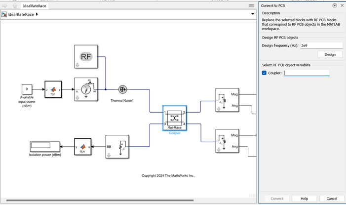 Convert to PCB window.