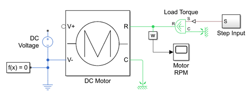 Top-level model diagram with the connection line deleted