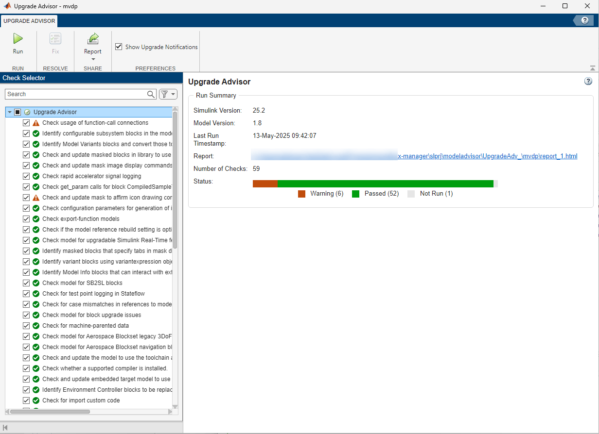 Upgrade Advisor tool
