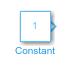 Constant block with the foreground color light blue