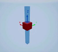 Animated gif of prismatic Z joint