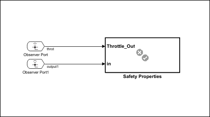 Observer ports blocks mapped to observer model