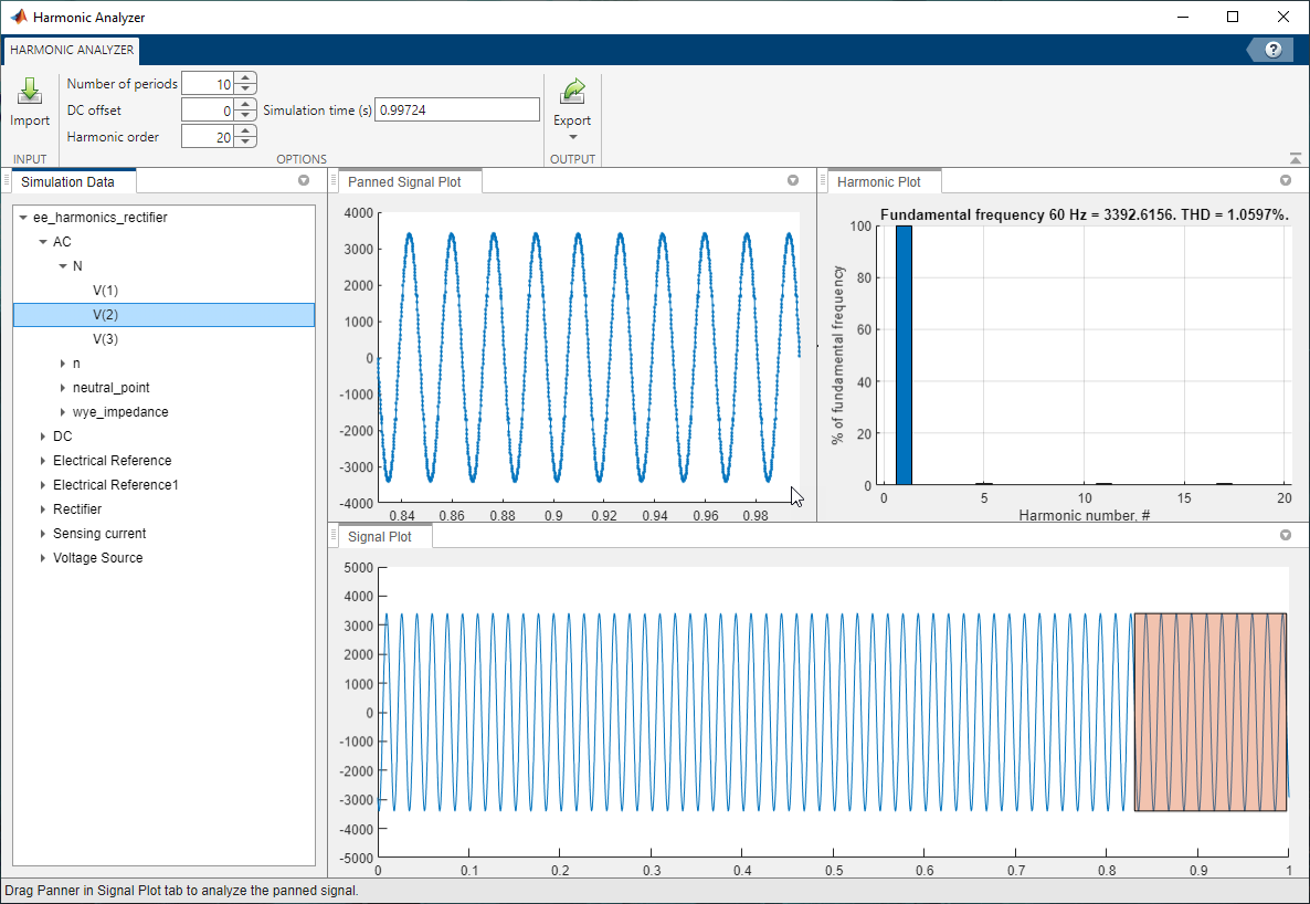 Harmonic Analyzer app