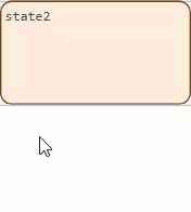 An animated GIF that shows how to use the Add state below link.