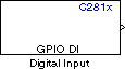 C281x GPIO Digital Input block