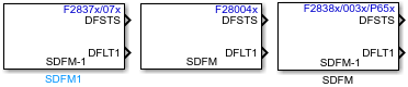 F2807x/F2837xD/F2837xS/F28004x/F2838x SDFM block