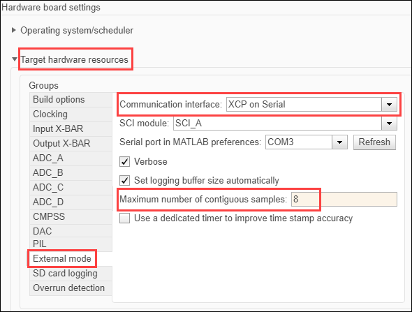 External mode