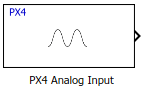 PX4 Analog Input block