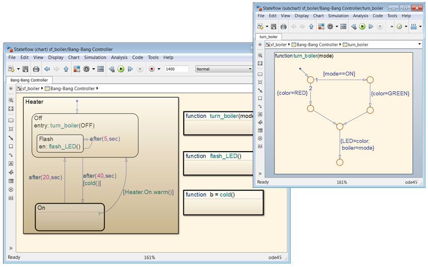 Design and Simulate Supervisory Logic